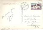 N°1311    ORCINES                  Vers      TROYES    Le    06 JUILLET1962 - Storia Postale