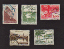 B1481 Mozambique 1948/49 ( 5 Stamps ) ( Sc# 305,309,310,317,319 ) CH - Mosambik