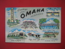 Nebraska > Omaha   -- Greeting From  Early Chrome   1967 Cancel    ==   == Ref 273 - Autres & Non Classés