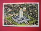 Nebraska > Lincoln  --Air View State Capitol   Linen  == Ref 274 - Other & Unclassified