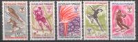 Frankreich / France - Mi-Nr 1610/1614 Postfrisch / MNH ** (g351) - Winter 1968: Grenoble