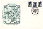 FDC Premier Jour,covers With; VITICULTURE Vines,Grape,overprint Stamp 1994 Moldova / Moldavie . - Wein & Alkohol