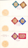 Romania 1960 FDC 3 Coves Olympic Games Imperforated,Gold Medals At The Olympics In Melbourne And Rome. - Summer 1960: Rome