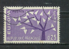 FRANCE - YT N° 1358 - Oblitéré - 1962 - 1962