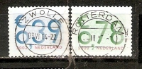 Nederland 2002  Numerals  (o) Mi.2024-2025 - Oblitérés