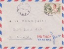 Fada ( Petit Bureau ) Tchad Afrique Colonie Française Lettre Par Avion Pour Marseille Marcophilie - Lettres & Documents