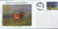 Romania-Postal Stationery Cover 2009-Stag,cerf,hirsch(cervus Elaphus) - Animalez De Caza