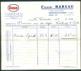 * Facture (1968) : Bareau, Garage, Fuels, Lubrifiants, Carburants, Fontenay-le-Comte (85, Vendée) Esso, Pétrole Special - Automobil