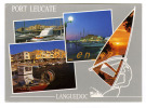 {45020} 11 Aude Port Leucate , Multivues ; Languedoc , Bateaux , - Leucate