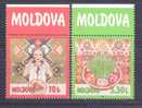 1997. Moldova, Easter, 2v, Mint/** - Pascua