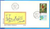 Painting, Impressionism 1973  Romania FDC 1X First Day Cover - Impressionisme