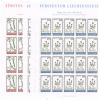 Liechtenstein 1993 N° 1010/1011/1012/1013 ** Feuilles De 20 Timbres Luxes. - Unused Stamps