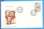 Rebellion Horea, Closca Of Crisan Freemasonry 1984  Romania FDC 1X First Day Cover - Freimaurerei