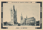 CHROMO  Image Chocolat MENIER  YPRES  Le Beffroi  N° 78 - Menier