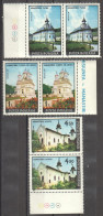 Rumänien; 1991; Michel 4661/6 **; Klöster; Doppelt Und Randstück - Unused Stamps