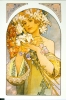 ALPHONSE MUCHA - La Fleur - Mucha, Alphonse