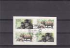 Rhinocéros - Gorilles - Allemagne - République Fédérale - Timbres De 2001 - Oblitérés - Rhinoceros