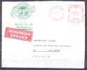 IXELLES  ELSENE  Le 3 XI 1970  Courrier  EXPRES  Avec Cachet PUBLICITAIRE Pour AIRAINES 80 Somme - Other & Unclassified