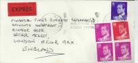 JAVEA ALICANTE CC URGENTE A INGLATERRA - Eilbriefmarken