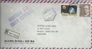 MADRID CC CORREO AEREO CERTIFICADO MAT HEXAGONAL  1989 - Covers & Documents