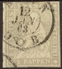 Strubel 21G, 2 Rp.grau   BERN      1863 - Used Stamps
