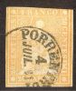 Strubel 25G, 20 Rp.gelborange   PORRENTRUY      1861 - Used Stamps