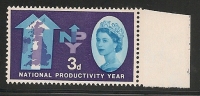 UK - Variety  SG 632pb - NARROW SIDE BAND IN MARGIN - MNH - Abarten & Kuriositäten