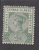 Cayman Islands 1900 Q. Victoria 1/2d  SG 1   MH - Cayman Islands