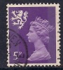 SCOTLAND GB 1971  5p MACHIN VIOLET USED SG S20 (B268) - Scozia