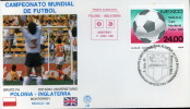 CALCIO FIFA WORLD CUP MEXICO 1986 FDC POLONIA INGHILTER - 1986 – Mexique