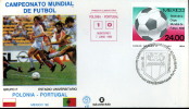 CALCIO FIFA WORLD CUP MEXICO 1986 FDC POLONIA PORTOGALL - 1986 – Mexico