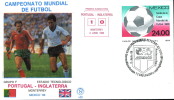 CALCIO FIFA WORLD CUP MEXICO 1986 FDC PORTOGALLO INGHIL - 1986 – Mexiko