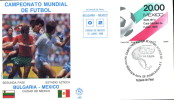 CALCIO FIFA WORLD CUP MEXICO 1986 FDC BULGARIA MESSICO - 1986 – México