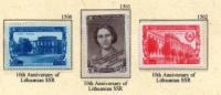 RUSSIA (USSR) -(CP5020)-YEAR 1950-(Michel 1500/1502 )- 10th Anniversary Of Lithuanian SSR.--MNH ** - Unused Stamps