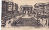 Cpa    13 Bouches Du Rhone Marseille    Square De La Bourse Et Monument De Pierre Puget - Parcs Et Jardins