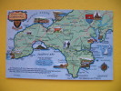 SOUTH WEST CORNWALL;POSTCARD MAP - Altri & Non Classificati