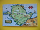 Anglesey;postcard Map - Anglesey