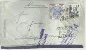 CANARIAS CORREO AEREO 1937 CC ALEMANIA CON SELLO SOBRECARGADO PARA CORREO AEREO SELLO ISABEL MARCA DE CENSURA Y MARCA DE - Covers & Documents