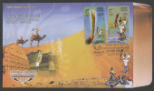 India 2010  COMMONWEALTH BATON RELAY  TIGER LOGO JAISALMER  CAMEL FLAG FORT ATHELETICS COVER  # 28268 Inde Indien - Lettres & Documents