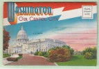 WASHINGTON  OUR CAPITOL  CITY  - FOLDER  LETTRE CARTE  18 VUES Recto-verso - TOP - Washington DC