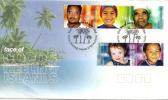 COCOS (KEELING) ISLANDS FDC FACES OF C.I. SET OF 5 STAMPS DATED 13-04-2000 CTO SG? READ DESCRIPTION !! - Islas Cocos (Keeling)