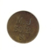 Romania  ? Old  Token - M J 50 B - Professionals / Firms