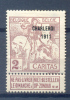 Belgie - Belgique  Ocb Nr :  102 * MH   (zie  Scan) Petit Aminci - 1910-1911 Caritas
