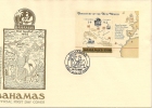 BAHAMAS - 1988 S/S DISCOVERY OF THE NEW WORLD - Yvert # Bloc 51 - OFFICIAL FIRST DAY COVER - Bahamas (1973-...)