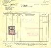Germany Occupation Bohemia & Moravia Document Revenue 1942 Gebührenmarke Stempelmarke Timbre Fiscal - Altri & Non Classificati