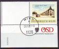 056: Personalisierte Briefmarke Aus Österreich Floridsdorf Jedlesee Ecke Links Unten Mit Nummer - Gebraucht