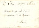 Lettre Avec Contenu Datée Du 24-06-1803 Marque De Lille 57 En Noir Vers Amiens 6 De Port - 1794-1814 (Periodo Frances)