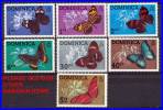 DOMINICA  1975 BUTTERFLIES Insects SC# 427-433 VF MNH (d0133) - Dominica (1978-...)