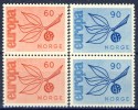 Norway 1965. EUROPE/CEPT. Michel 532-33 X2. MNH(**) - Ongebruikt