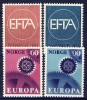 Norway 1966. EUROPE. 2 Sets. MNH(**) - Unused Stamps